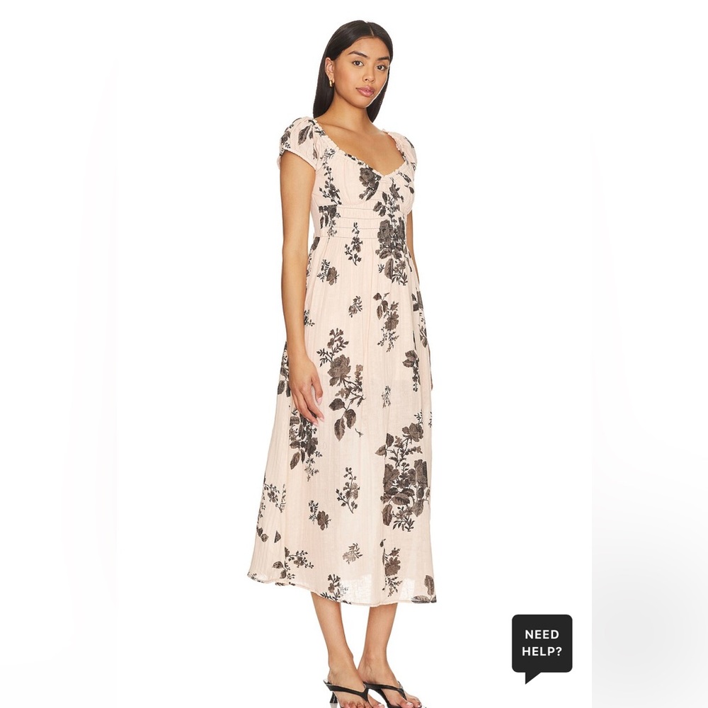 Free People Forget Me Not Midi Dress XL NWT